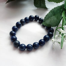 Load image into Gallery viewer, Lapis Lazuli Bracelet, Lapis Lazuli Stretch Bracelet | by nlanlaVictory
