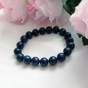 Lapis Lazuli Bracelet, Lapis Lazuli Stretch Bracelet | by nlanlaVictory