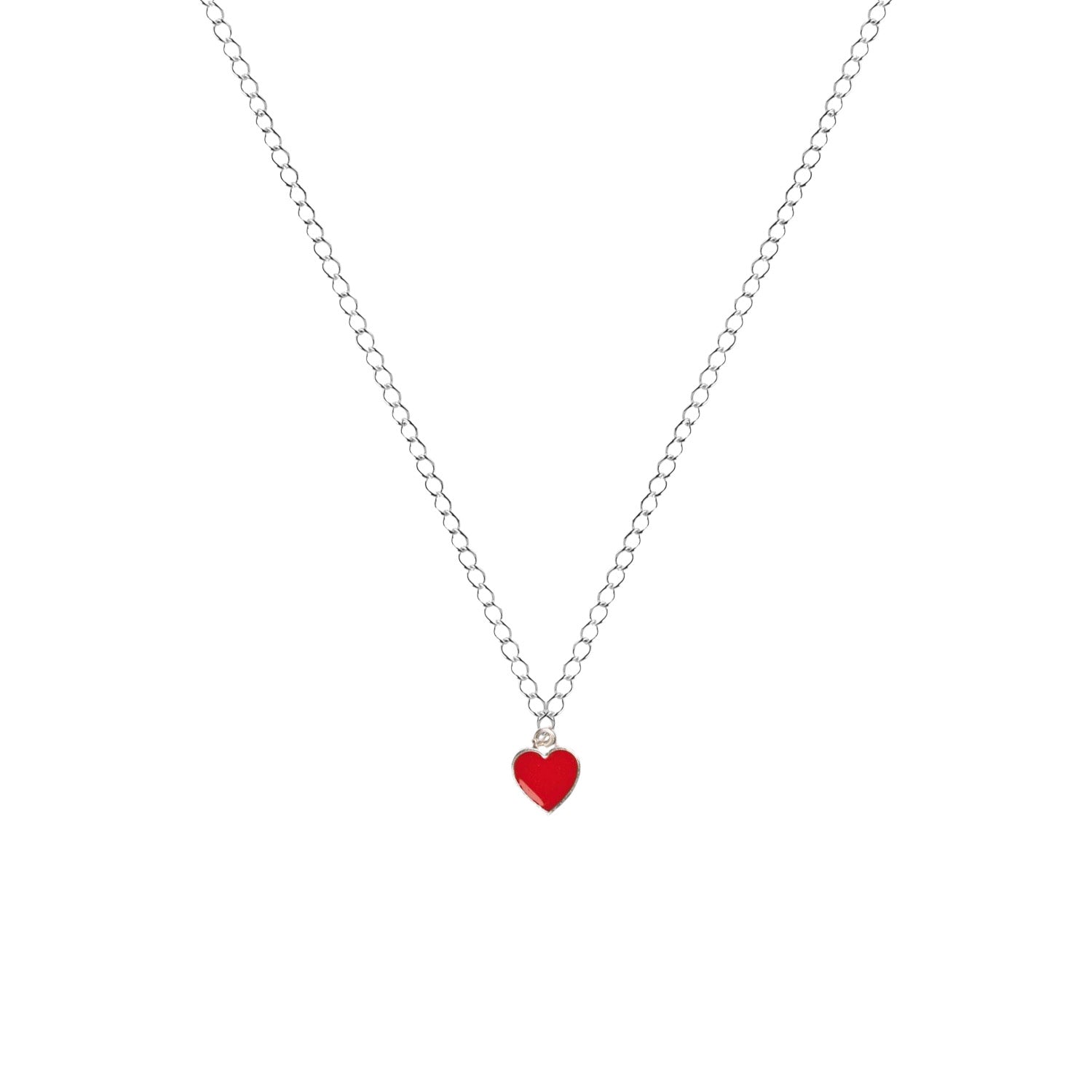 Buy Dainty Red Queen of Hearts Necklace Online in India - Etsy