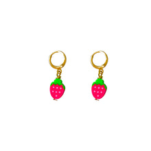 Load image into Gallery viewer, Strawberry Earrings | by Ifemi Jewels
