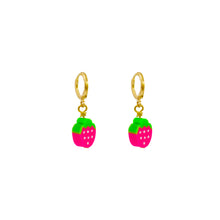 Load image into Gallery viewer, Strawberry Earrings | by Ifemi Jewels
