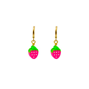 Strawberry Earrings | by Ifemi Jewels
