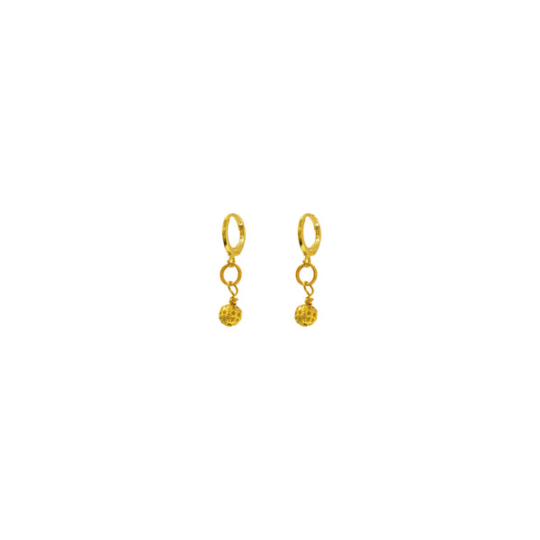 Gold Huggie Earrings, Filigree Huggie earrings, Chic Earrings, Elegant Huggie Ear Accessories | by lovedbynlanla
