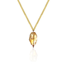 Load image into Gallery viewer, Limited Edition Amber 9k yellow gold necklace | by nlanlaVictory
