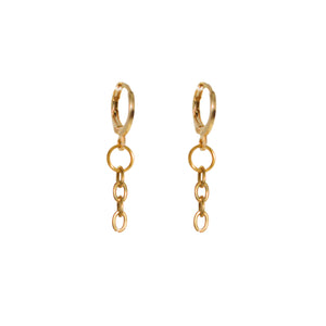 Minimalist Chain Drop Earrings | by Ifemi Jewels