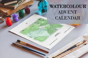 Watercolour Advent Calendar, Painting Advent Calendar, Painting Kit, Christmas Countdown