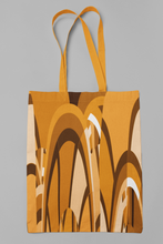 Load image into Gallery viewer, Orange Favour Tote Bag, Abstract Print Bag  | by Victory In Wellness
