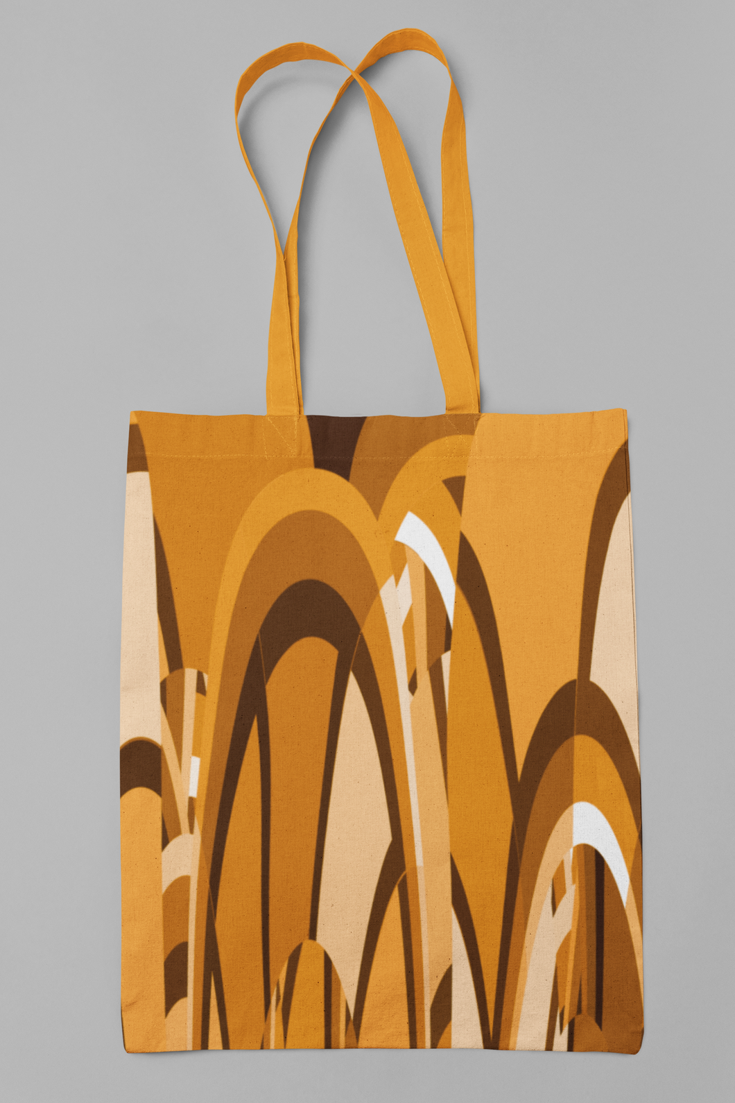 Orange Favour Tote Bag, Abstract Print Bag  | by Victory In Wellness