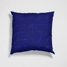 Load image into Gallery viewer, Dark Blue Minimalist Cushion Cover without filler | by Victory In Wellness
