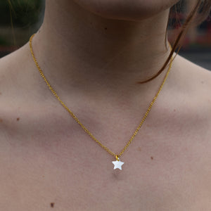 Mother of star pearl pendant necklace | by Ifemi Jewels